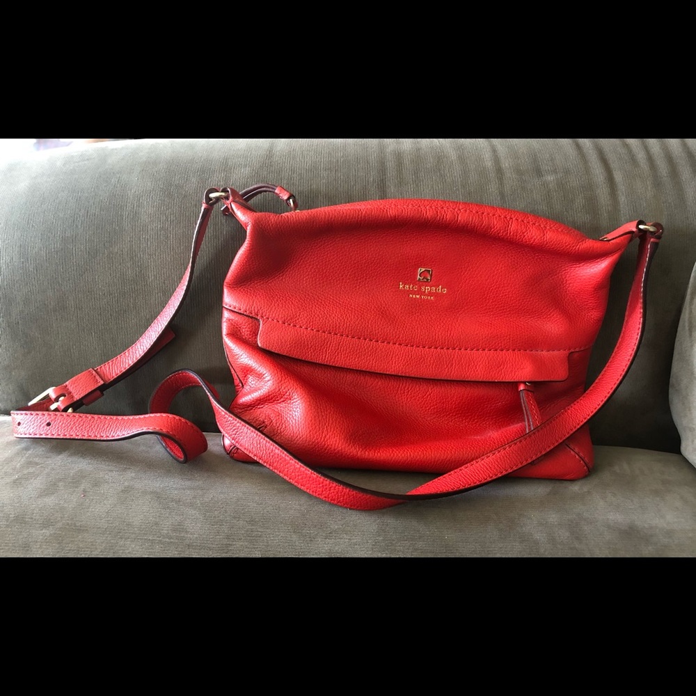 Kate Spade bag - red leather